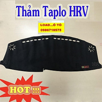 Thảm Taplo Chống Nắng Xe Honda HRV 2022-2018 Mẫu Nhung Lông Cừu Và Mẫu Da Carbon cao Cấp
