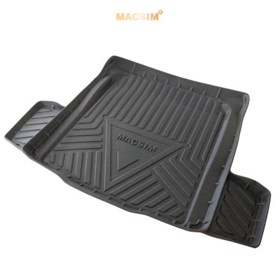 Thảm lót cốp xe ô tô BMW 3 series 320i/330i 2022+ nhãn hiệu Macsim chất liệu TPV cao cấp màu đen