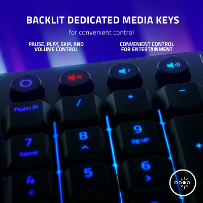 Bàn phím Razer Ornata V3 Low-profile Mecha-membrane RGB Keyboard_RZ03-04460100-R3M1