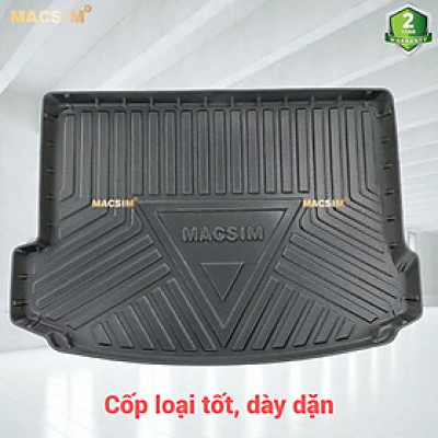 Thảm lót cốp xe ô tô (qd) LandRover Evoque 2019-nay nhãn hiệu Macsim chất liệu TPV cao cấp màu đen