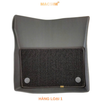 Thảm lót sàn ô tô 2 lớp cao cấp dành cho xe Toyota Veloz / Avanza 2022+ (sd) nhãn hiệu Macsim chất liệu TPE màu đen