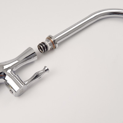 Vòi rửa chén lạnh Eurolife EL-T014 (Trắng bạc)