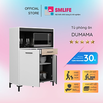 Tủ nhà bếp bằng gỗ thiết kế nho gọn SMLIFE Dumama