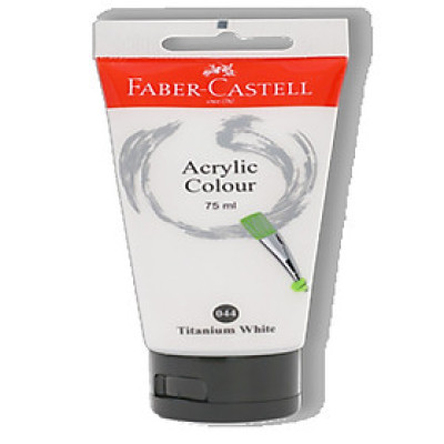 Faber_Tuýp màu vẽ ACRYLIC 75ML TITANIUM WHITE (Trắng Titan)-187501