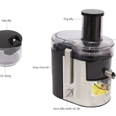Máy Ép Trái Cây Panasonic PAVH-MJ-DJ01SRA – 1.5 Lít - Hàng chính hãng