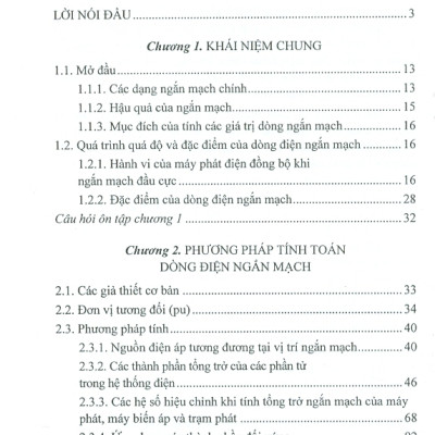 Tính Ngắn Mạch Trong Hệ Thống Điện