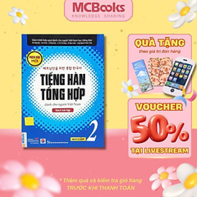 Sách - Tiếng Hàn Tổng Hợp Dành Cho Người Việt Nam - Sơ Cấp 2 - Sách Bài Tập - MCBooks