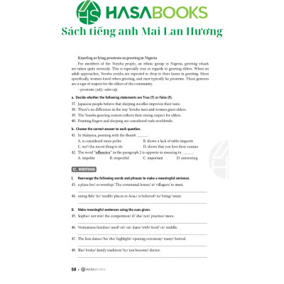 Đề Kiểm Tra Tiếng Anh 8 Global Success - Mai Lan Hương