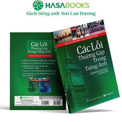 Combo 4 Cuốn Ngữ Pháp Tiếng Anh+ Giải Thích Ngữ Pháp + Cụm Động Từ + Các Lỗi Thường Gặp