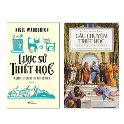 Combo 2 Cuốn Hấp Dẫn Người Đọc : Lược Sử Triết Học nn + Câu Chuyện Triết Học - The Story Of Philosophy nn
