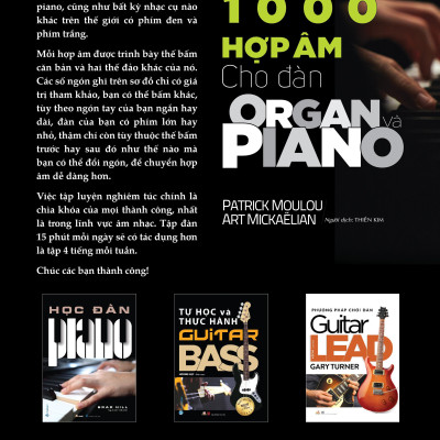 1000 Hợp Âm Cho Đàn Organ Và Piano - Tái Bản