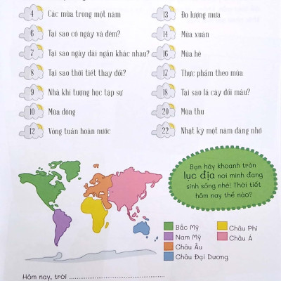 Tớ Đến Với Khoa Học: Thời Tiết Và Các Mùa (Tái Bản)