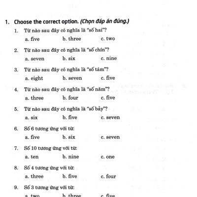 612 Câu Trắc Nghiệm Tiếng Anh 3 - Có Đáp Án (Biên Soạn Theo SGK Tiếng Anh 3 - Global Success) _HA