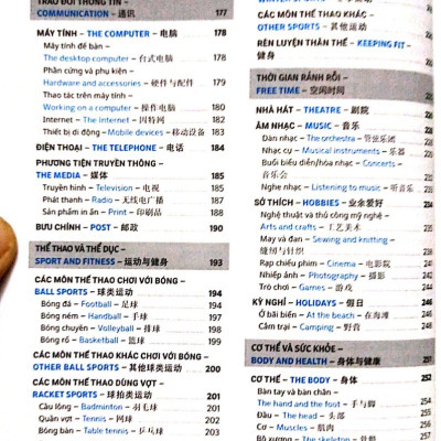 Combo 2 sách Từ điển hình ảnh Tam Ngữ Trung Anh Việt – Visual English Vietnamese Chinese Trilingual Dictionary +Tuyển tập cấu trúc cố định tiếng Trung ứng dụng +DVD tài liệu