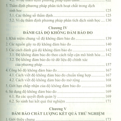 Thẩm Định Phương Pháp Và Đánh Giá Độ Không Đảm Bảo Đo Trong Phân Tích Hoá Học (Tái bản lần thứ nhất có bổ sung và chỉnh sửa)