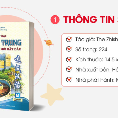 Combo tự học tiếng trung cho người mới bắt đầu (Tặng kèm Bookmark PL)