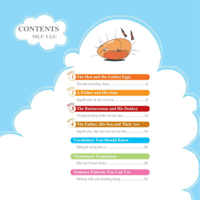 Learn English With Fables 2 - Học Tiếng Anh Qua Truyện Ngụ Ngôn - Tập 2: The Hen And The Golden Eggs - Gà Mái Và Trứng Vàng