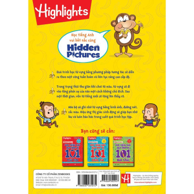 Sách - Hidden Pictures – Học Tiếng Anh Qua Hình Vẽ 101 Trái Chuối