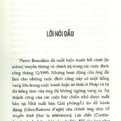 Sách - Pierre Bourdieu - Một dẫn nhập