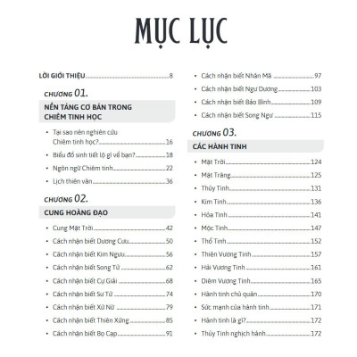 Chiêm Tinh Học Cơ Bản - Luận Giải Cuộc Đời Qua Biểu Đồ Chiêm Tinh -SGB