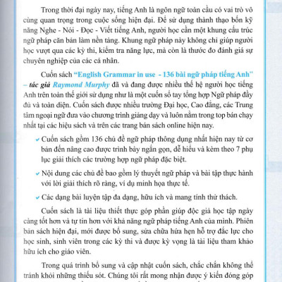 Combo Sách English Grammar In Use - 136 Đề Mục Ngữ Pháp Tiếng Anh + Mind Map English Vocabulary - Từ Vựng Tiếng Anh Qua Sơ Đồ Tư Duy (Bộ 2 Cuốn)
