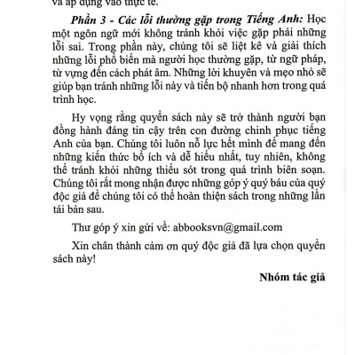 Cẩm Nang Chinh Phục Tiếng Anh - Bí Quyết Nắm Vững Kiến Thức Tiếng Anh Dành Cho Người Mới Bắt Đầu (ABB)