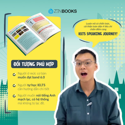 Sách - IELTS Speaking Journey: Lộ trình tự học IELTS Speaking từ cơ bản đến band 6.0 - Nguyễn Cảnh Luân