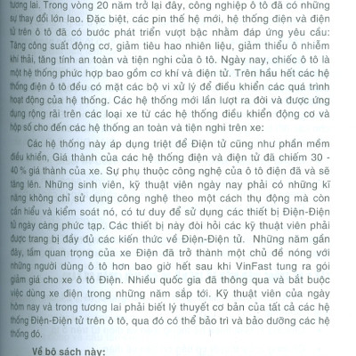 Hệ Thống Điện - Điện Tử Trên Ô Tô Đời Mới (Phần Nâng Cao) - Trần Qúy Hữu, Vy Thị Thanh Hường, Phạm Quang Huy