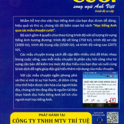 Học Tiếng Anh Qua 86 Mẩu Chuyện Cười Song Ngữ Anh - Việt: Trình Độ Sơ Cấp