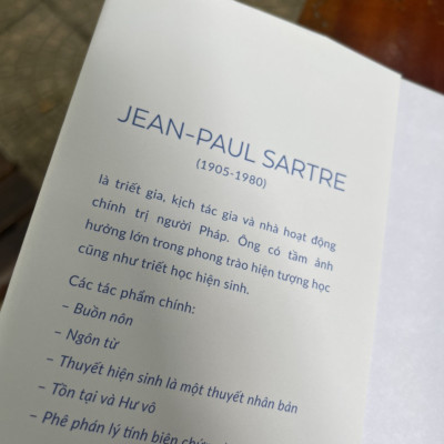 Sách - TÍNH SIÊU VIỆT CỦA TỰ NGÃ - Phác Thảo Một Mô Tả Hiện Tượng Học – Jean - Paul Sartre – Nhã Nam – NXB Thế Giới