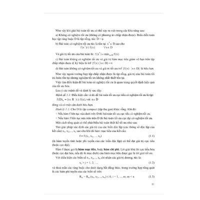 Thiết Kế Tối Ưu Và Ứng Dụng Trong Giao Thông Vận Tải