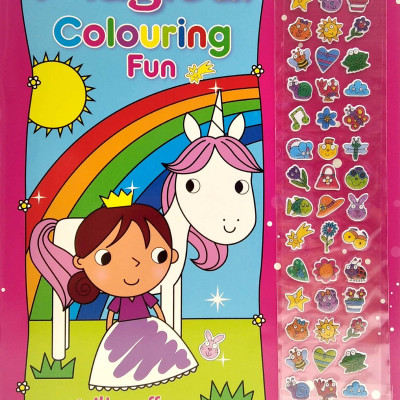 Magical Colouring Fun With Puffy Stickers