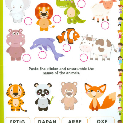 Play With Sticker - Animals (Chơi Cùng Hình Dán - Động Vật)