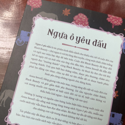 NGỰA Ô YÊU DẤU - Anna Sewell – Trần Thanh Huyền dịch – Tân Việt – NXB Dân Trí – Bìa mềm