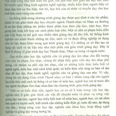 Giáo trình Thanh nhạc cơ bản 1 -  Võ Thị Thu Hoài (Chủ biên), Trần Thị Thu Hà, Bùi Tuần Giang