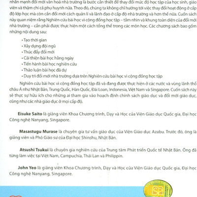 Nghiên Cứu Bài Học Vì Cộng Đồng Học Tập - Sách Hướng Dẫn Đổi Mới Nhà Trường Bền Vững