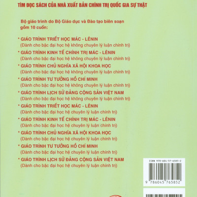 Giáo Trình Chủ Nghĩa Xã Hội Khoa Học (Dành Cho Bậc Đại Học Hệ Chuyên Lý Luận Chính Trị) 