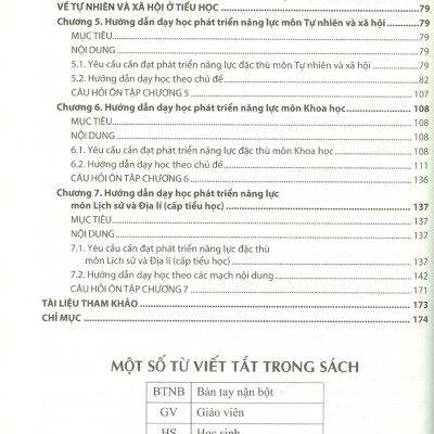 Dạy Học Các Môn Về Tự Nhiên Và Xã Hội Ở Tiểu Học - Phan Thanh Hà chủ biên, Hà Thị Lan Hương, Đào Thị Hồng, Nguyễn Tuyết Nga, Nguyễn Thị Thấn 