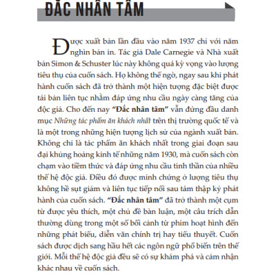 Đắc Nhân Tâm - Bìa Cứng (Tái Bản 2023)