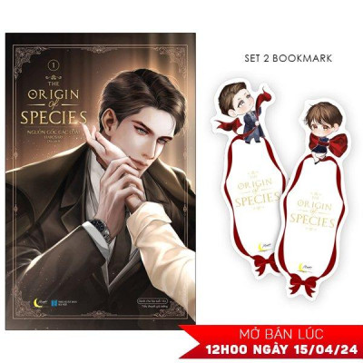 Sách - The Origin Of Species - Nguồn Gốc Các Loài - Tập 1 - Tặng Kèm 2 Bookmark Bồi Cứng