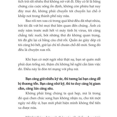 Chẳng Nhớ Quá Khứ, Chẳng Sợ Tương Lai