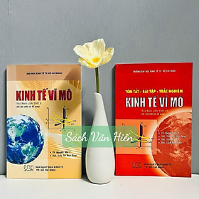 Sách - Combo Kinh Tế Vĩ Mô (Lý Thuyết + Bài Tập) - Trường ĐH Kinh Tế TP. Hồ Chí Minh