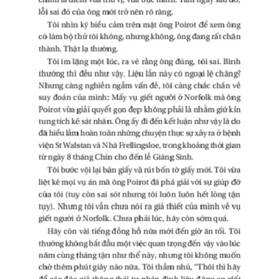 ĐÊM YÊN TĨNH - Agatha Christie - Quang Kường dịch – NXB Trẻ