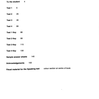 Cambridge Preliminary English Test 4 Student