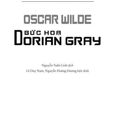 Bức Họa Dorian Gray 