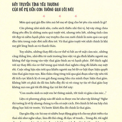Những Câu Chuyện Thai Giáo Hay Nhất Thế Giới - Mỗi Ngày 10 Phút Thì Thầm Với Con
