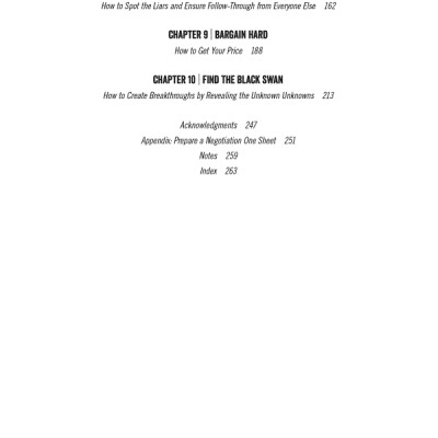 Never Split The Difference: Negotiating As If Your Life Depended On It