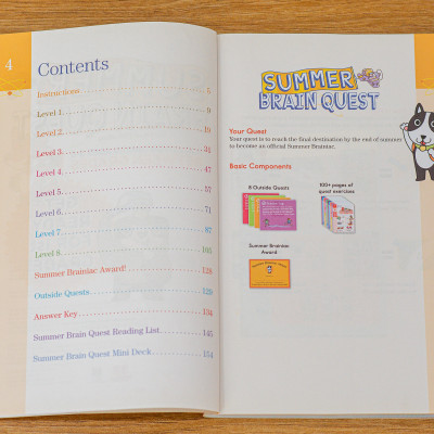 Sách Summer brain quest k1 ( 5 - 6 tuổi ) - Sách cho trẻ bằng tiếng anh