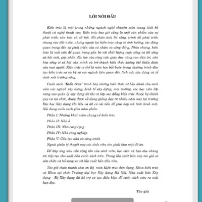 Kiến Trúc (Giáo trình dùng cho sinh viên ngành Xây dựng cơ bản và Cao đẳng Kiến trúc) - GS.TS.KTS. NGUT. Nguyễn Đức Thiềm