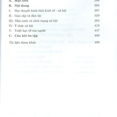 Combo 4 cuốn Giáo Trình Dành Cho Bậc Đại Học Hệ Không Chuyên Lý Luận Chính Trị: Giáo Trình Triết Học Mác – Lênin + Giáo Trình Kinh Tế Chính Trị Mác – Lênin + Giáo Trình Chủ Nghĩa Xã Hội Khoa Học + Giáo Trình Tư Tưởng Hồ Chí Minh - Bộ mới năm 2021